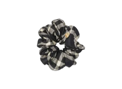 Burberry Check Silk Scrunchie "Black/Calico"