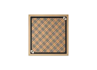 Burberry Check Silk Scarf "Sand"
