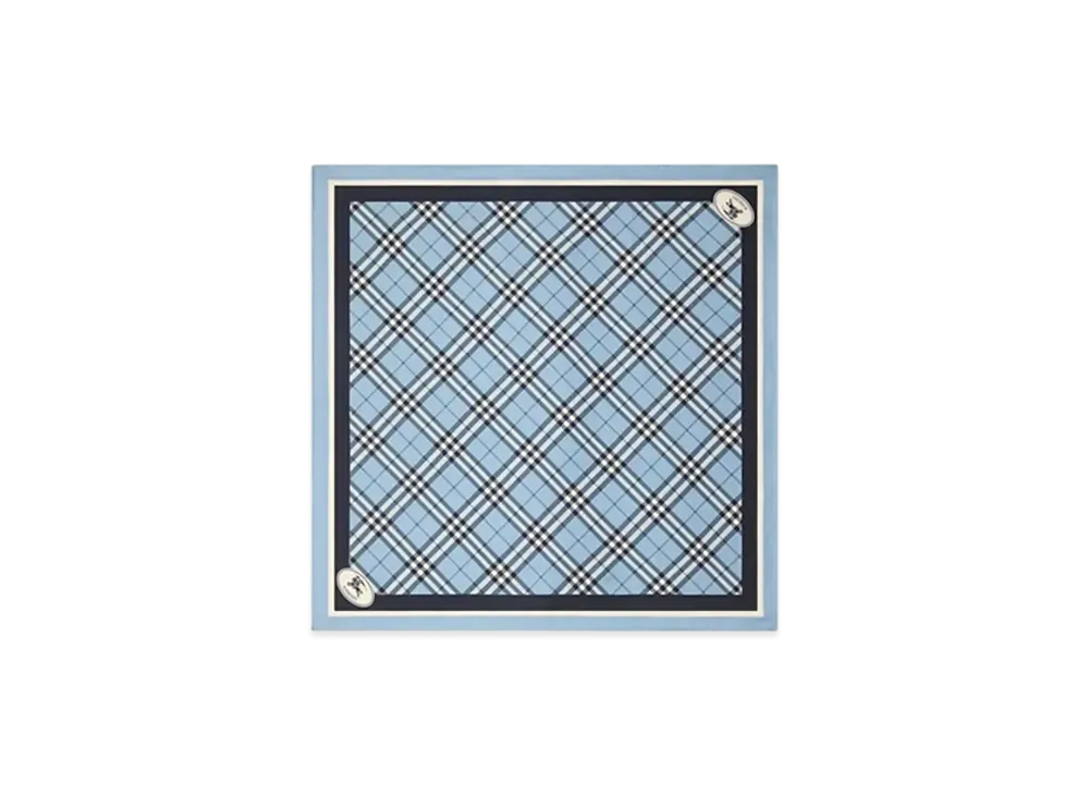 Burberry Check Silk Scarf "Bank"
