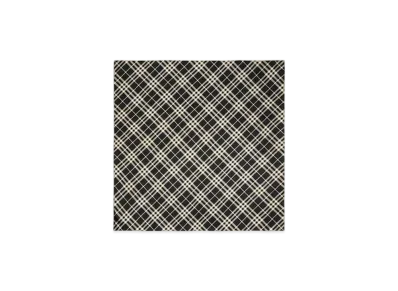 Burberry Check Silk Scarf "Black/Calico"