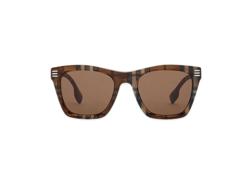 Burberry Check Square Sunglasses "Birch Brown"