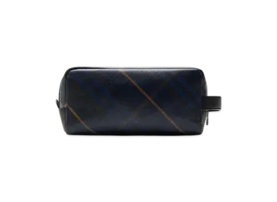 Burberry Check Travel Pouch "Midnight"