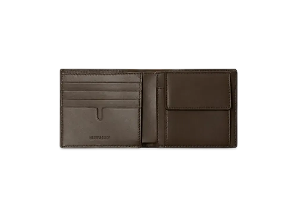 Burberry Check Bifold Coin Wallet "Snug"