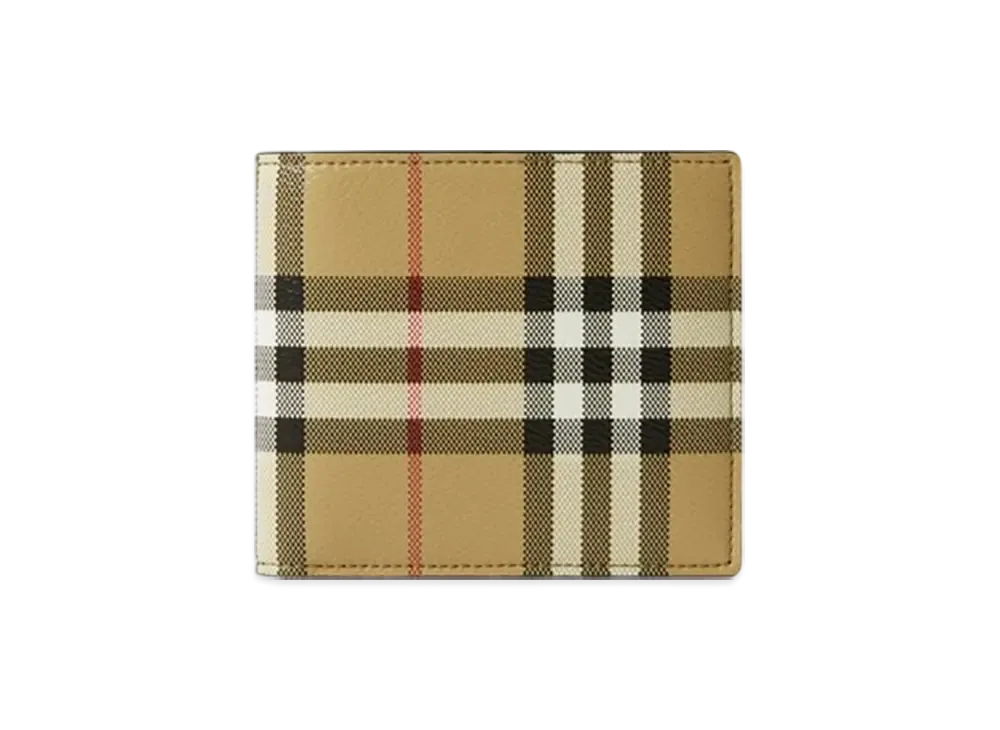 Burberry Check Bifold Wallet "Archive Beige"