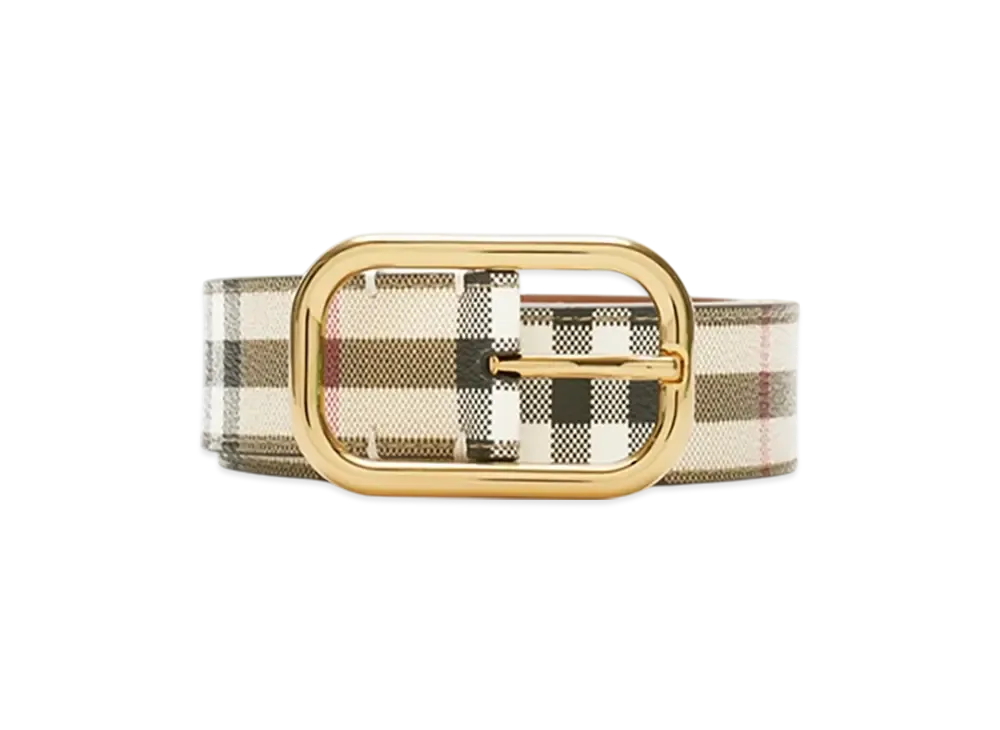 Burberry Check Belt "Archive Beige/Gold"