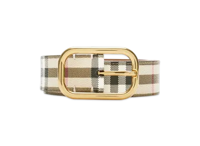 Burberry Check Belt "Archive Beige/Gold"