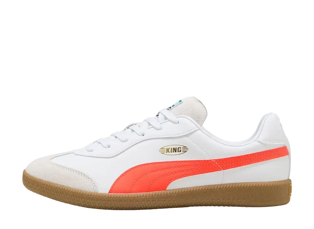 プーマ キング21 IT "プーマホワイト/グローイングレッド"