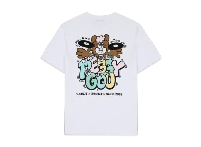VERDY x Peggy Gou T-Shirt - Edition of 300 "White" (VERDY × PEGGY GOODS 2024)