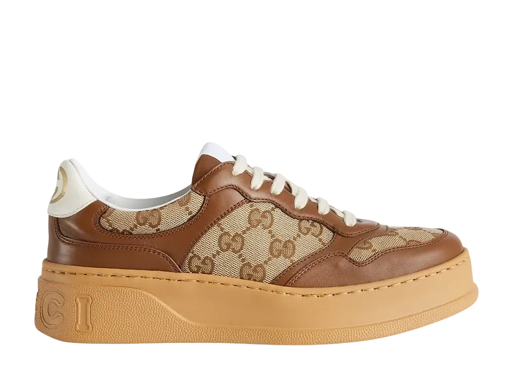 GUCCI Women's GG Sneaker "Beige/Ebony"