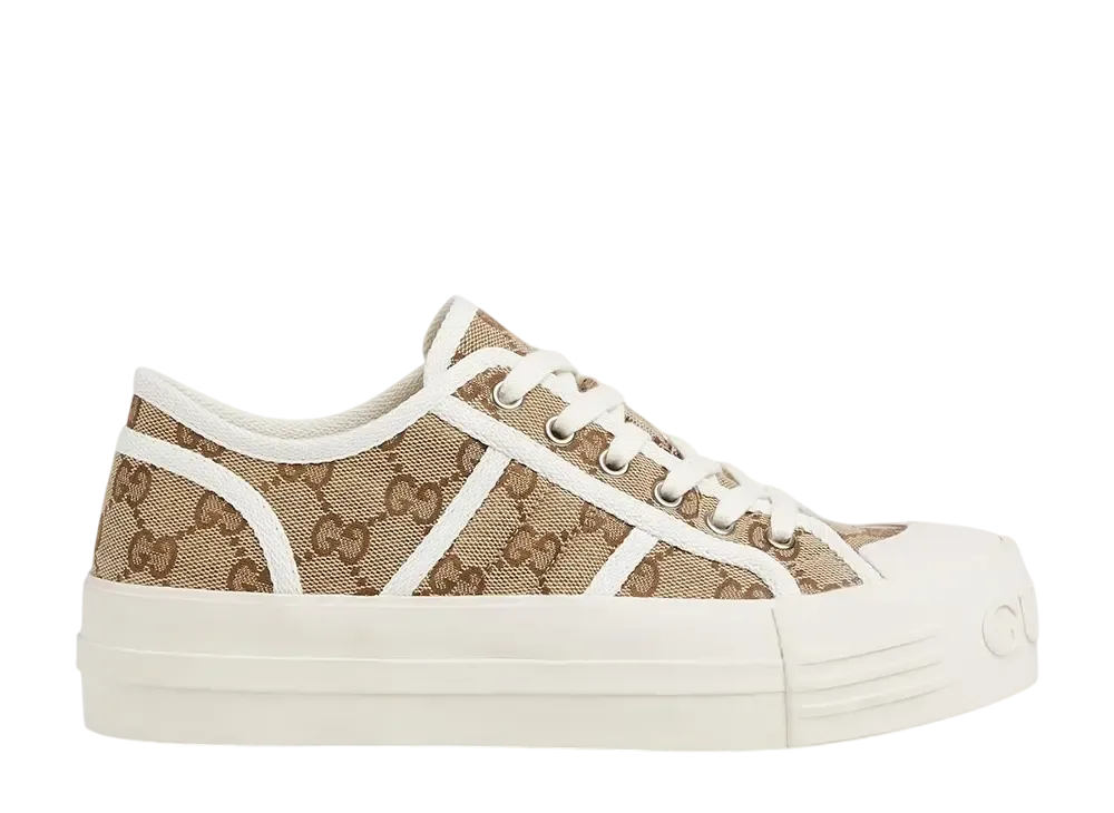 GUCCI Women's Chunky Sneaker "Beige/Brown"