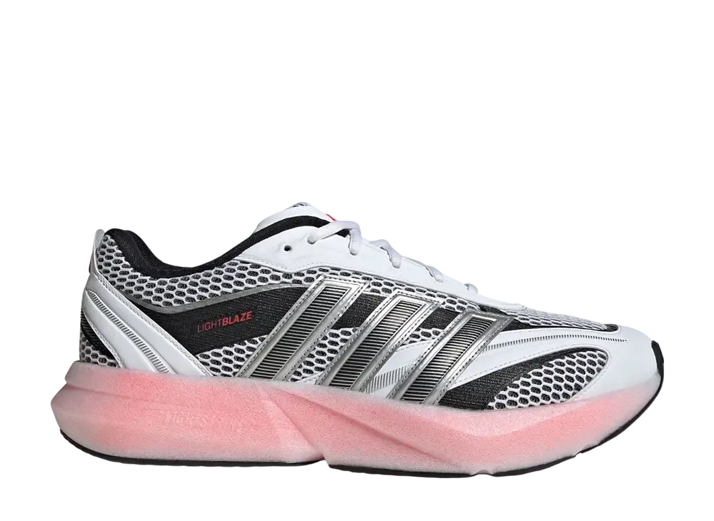 アディダス ライトブレイズ グロー "クラウドホワイト/コアブラック/ルシッドレッド"