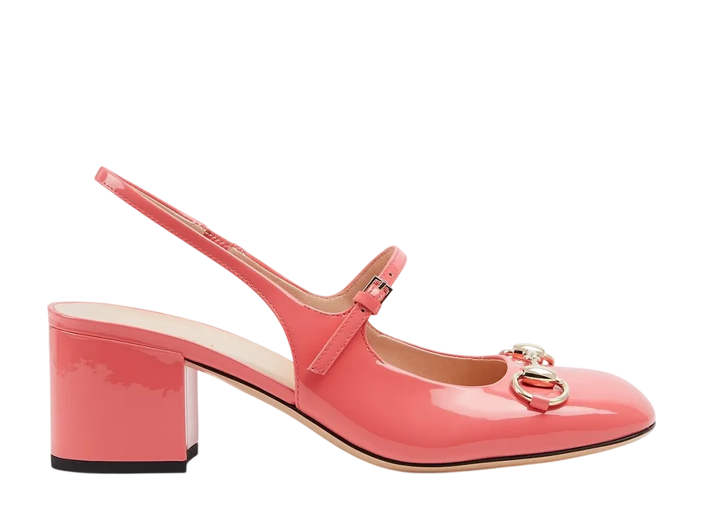 GUCCI Women's Horsebit Pump "Bright Pink"