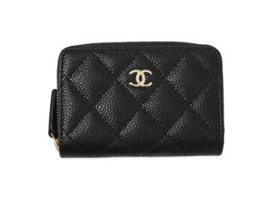 CHANEL Matelasse Coin Case "Black"
