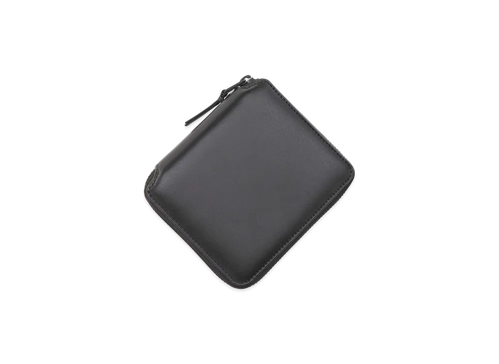 COMME des GARCONS Wallet Very Black Bifold Wallet with Coin Purse "Black"