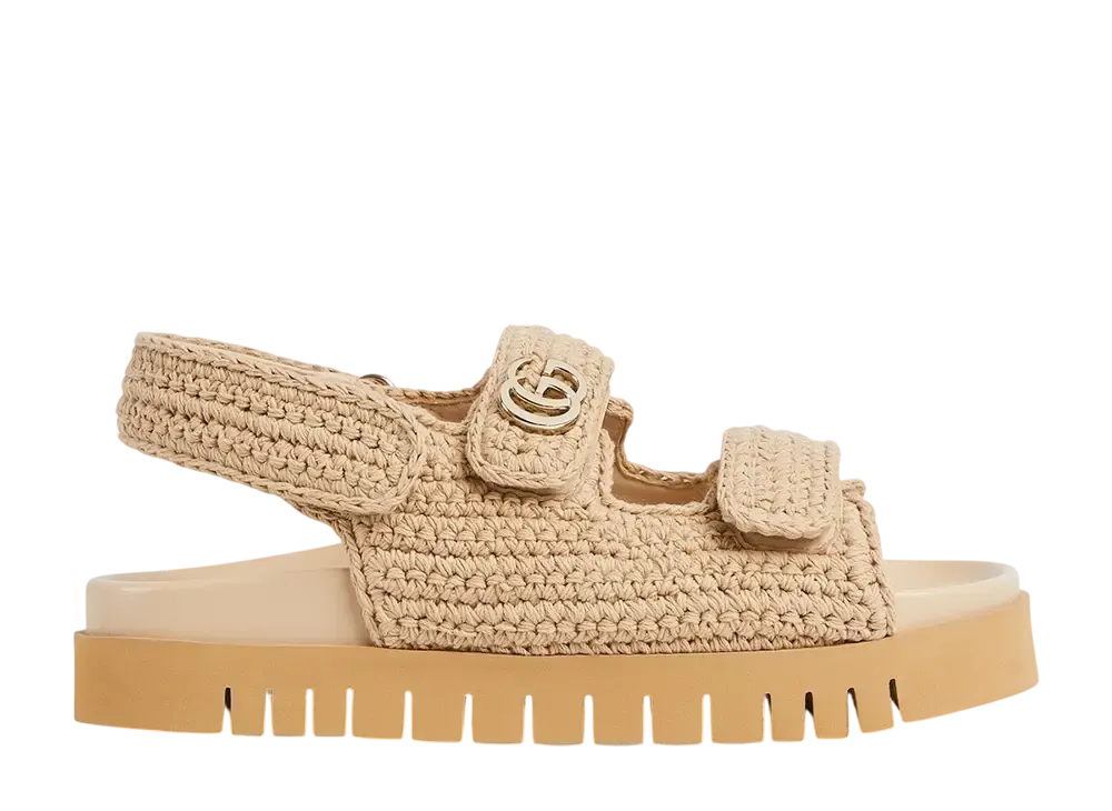 グッチ ウィメンズ ダブルG サンダル "ベージュ"