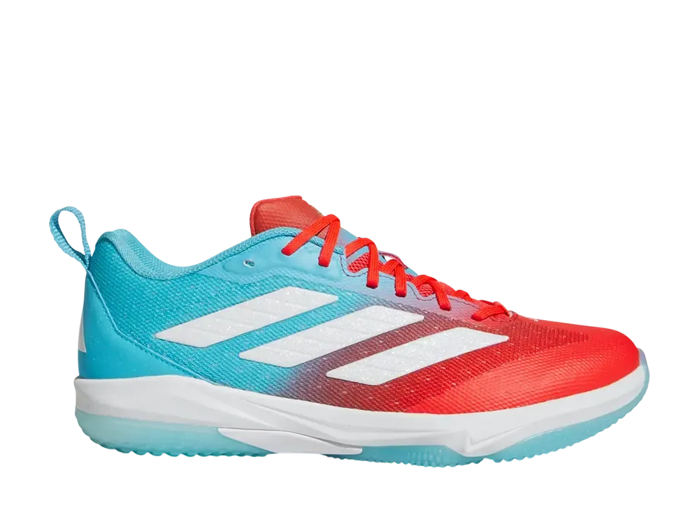 アディダス アディゼロ インパクト キャンディ ベースボール ターフ "ブライトシアン/クラウドホワイト/ブライトレッド"