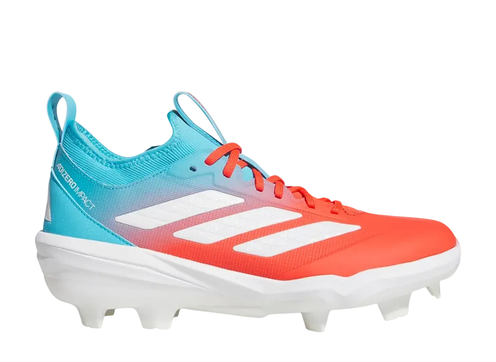 アディダス アディゼロ インパクト TPU キャンディ スパイク "ブライトシアン/クラウドホワイト/ブライトレッド"