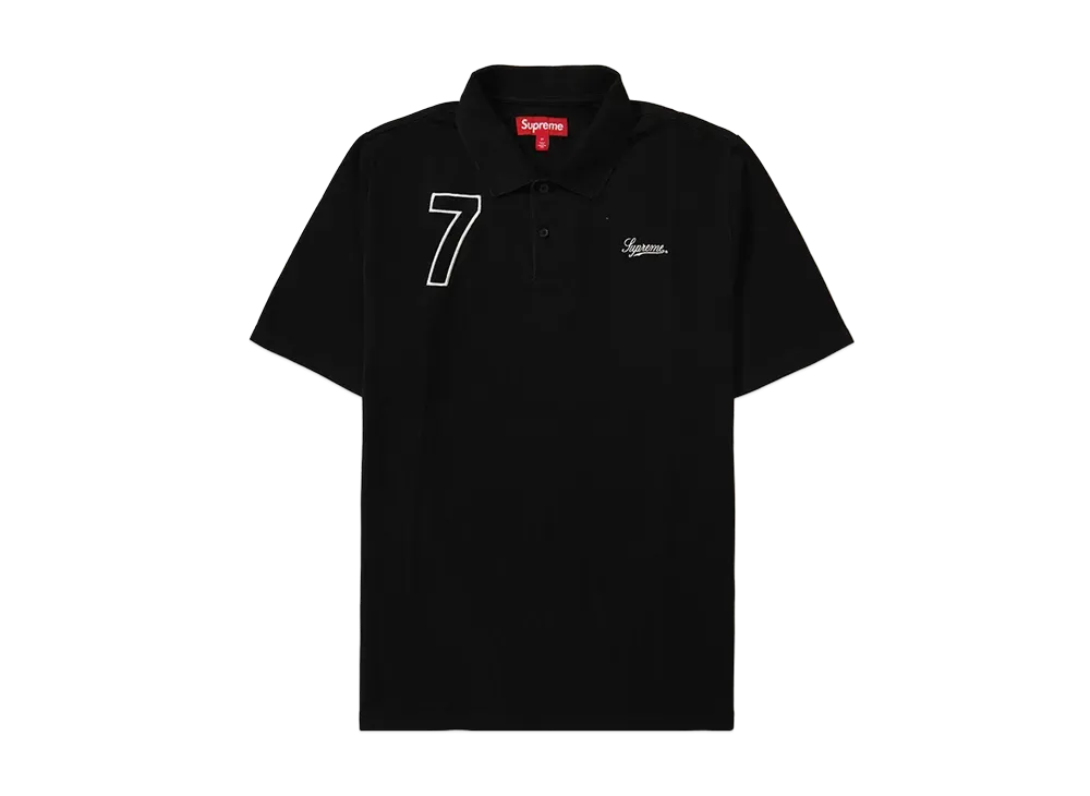 Supreme Cursive Polo "Black"