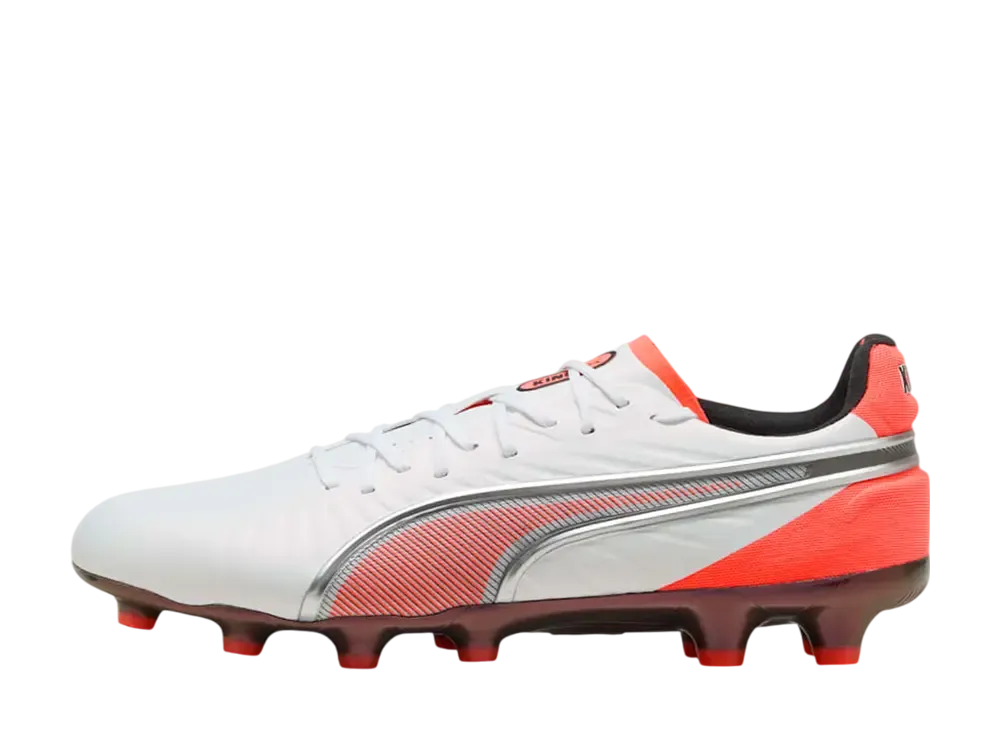 プーマ キング アルティメット HG/AG "プーマホワイト/グローイングレッド/プーマブラック"