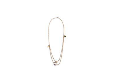 Burberry Charm Double Layer Necklace "Gold/Multicolour"