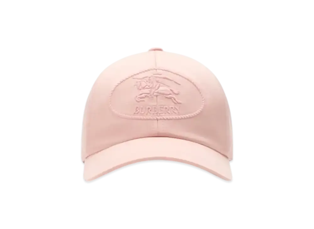 Burberry Night Stamp Gabardine Baseball Cap "Flora"