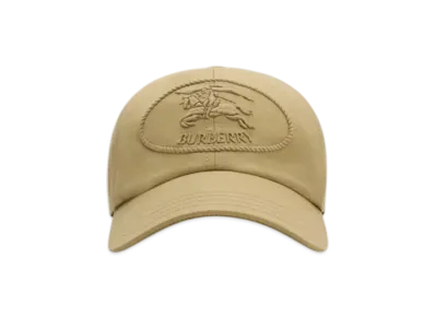 Burberry Night Stamp Gabardine Baseball Cap "Hamper"