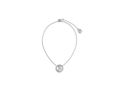 Burberry Nautical Knot B Pendant Necklace "Silver"