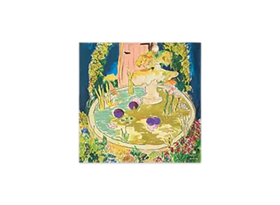 Burberry Highgrove Fountain Silk Scarf "Harbour"