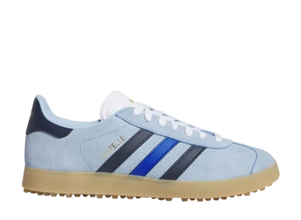 adidas Gazelle Spikeless Golf "Clear Sky/Night Indigo/Royal Blue"