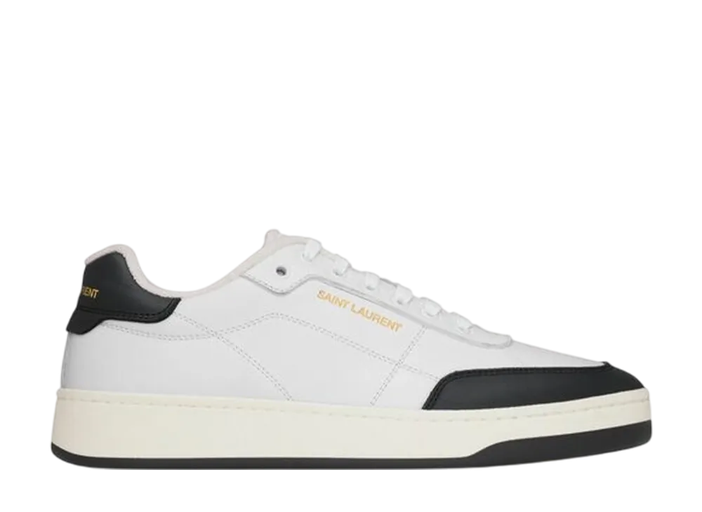 サンローラン SL/61 スニーカー スムースレザー "オプティックホワイト/ブラック"