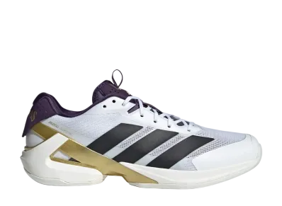 adidas Adizero Ubersonic 5 Tennis "Cloud White/Core Black/Aurora Plum"