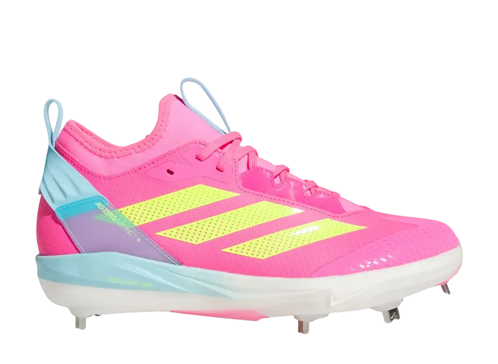 アディダス ウィメンズ アディゼロ インスティンクト2.0 スパイク "ルシッドピンク/ルシッドレモン/ブリスブルー"