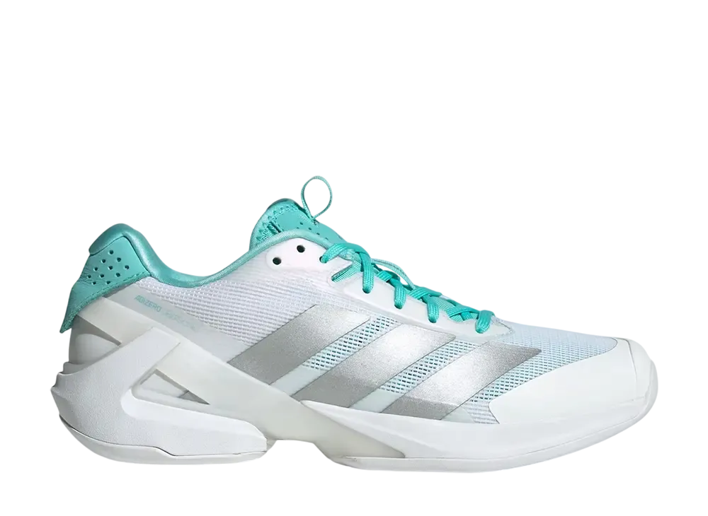 アディダス ウィメンズ アディゼロ ウーバーソニック テニス "クラウドホワイト/シルバーメタリック/ミントトン"