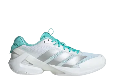 adidas Women's Adizero Ubersonic Tennis "Cloud White/Silver Metallic/Mint Ton"