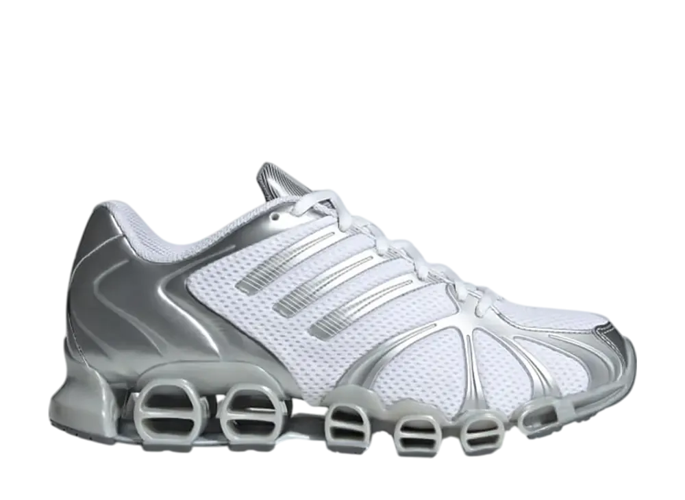 アディダスオリジナルス ウィメンズ メガ ゴーストライド "クラウドホワイト/シルバーメタリック/マットシルバー"