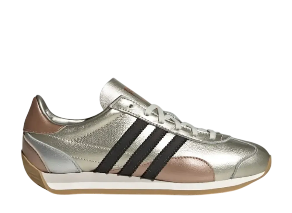 アディダスオリジナルス ウィメンズ カントリー OG "シルバーメタリック/ゴールドメタリック/コアブラック"