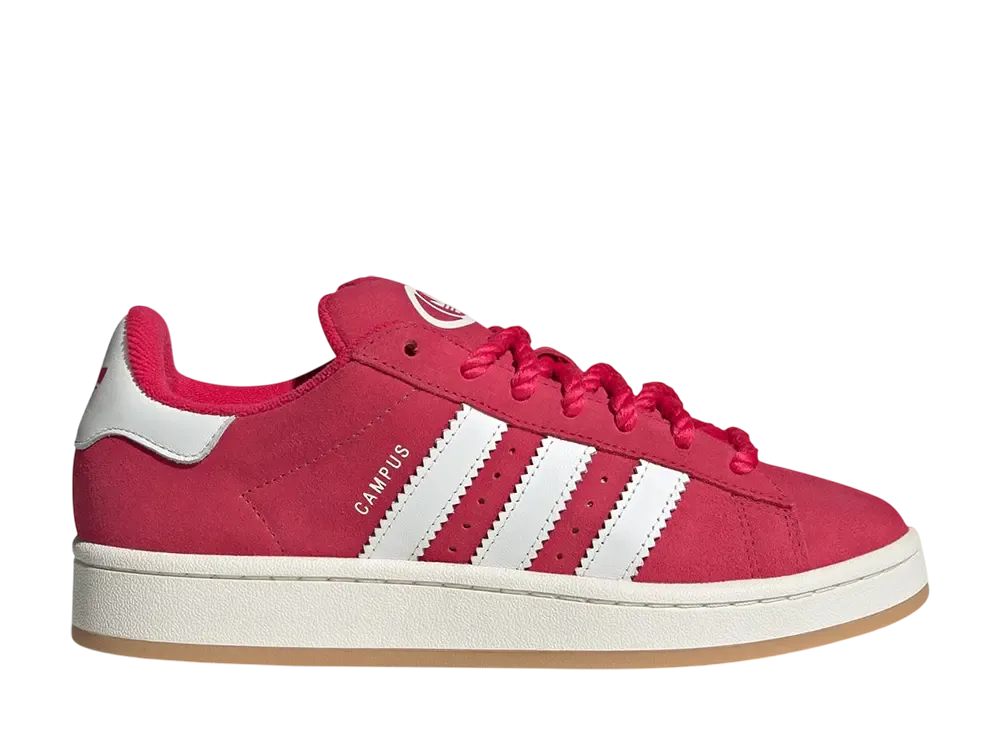 adidas Women's Campus 00s "Ruby Red/Core White/Gum"