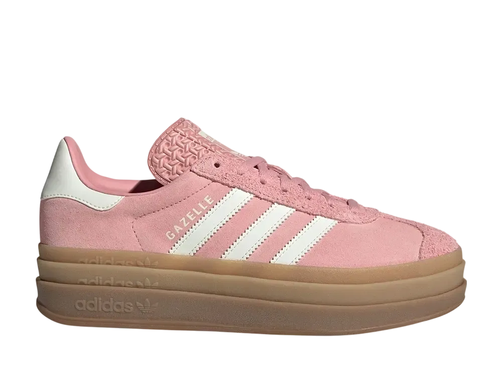アディダスオリジナルス ウィメンズ ガゼル ボールド "ワンダーモーブ/オフホワイト/ガム"