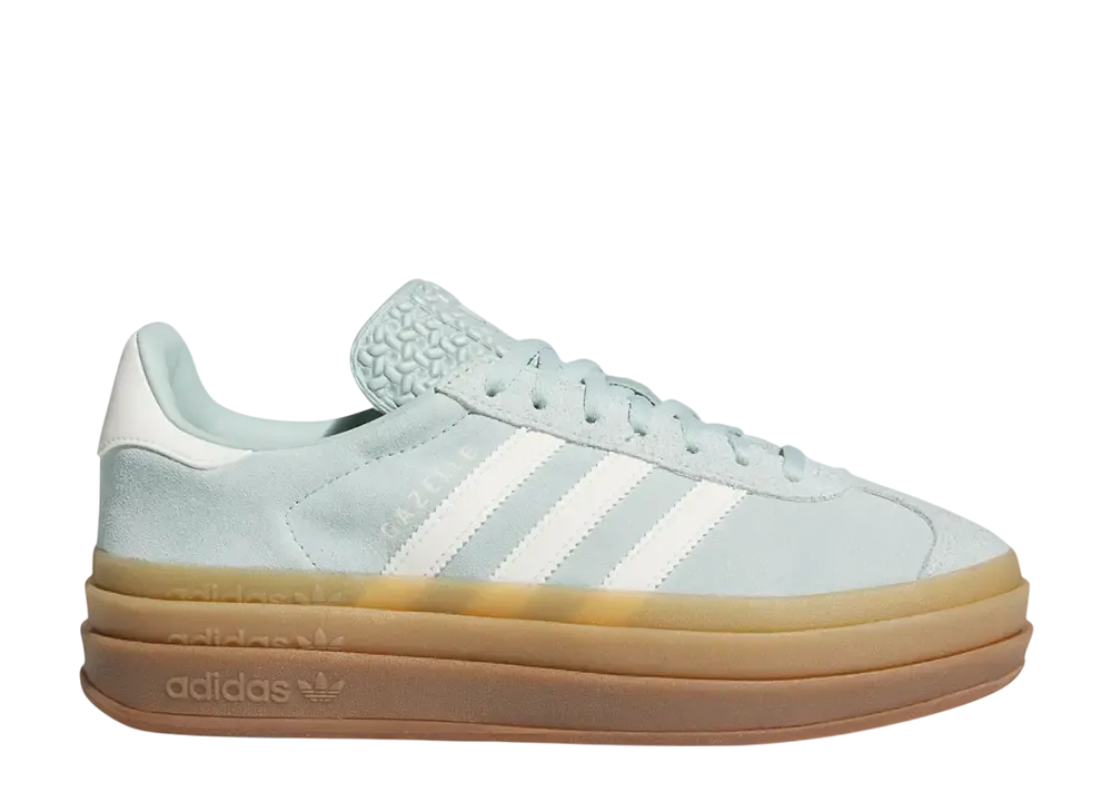 adidas Women's Gazelle Bold "Ash Green/Off White/Gum"