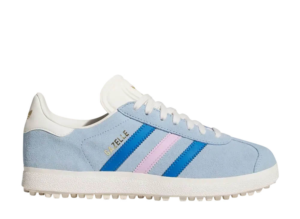 adidas Women's Gazelle Spikeless Golf "Clear Sky/Blue Bird/Bliss Lilac"