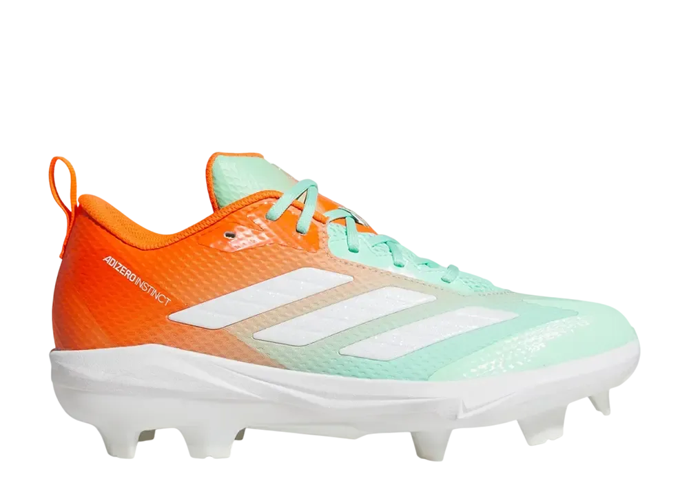 アディダス ウィメンズ アディゼロ インスティンクト2.0 キャンディ TPU スパイク "インパクトオレンジ/クラウドホワイト"