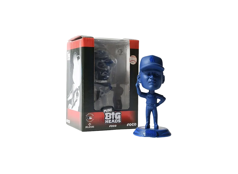 HOMEGAME x SHOHEI OHTANI \ HOME GAME LA DODGERS SMU 4.5 INCH NIGHT MODE MINI BIGHEAD 4.5 INCH BLUE "MULTI"