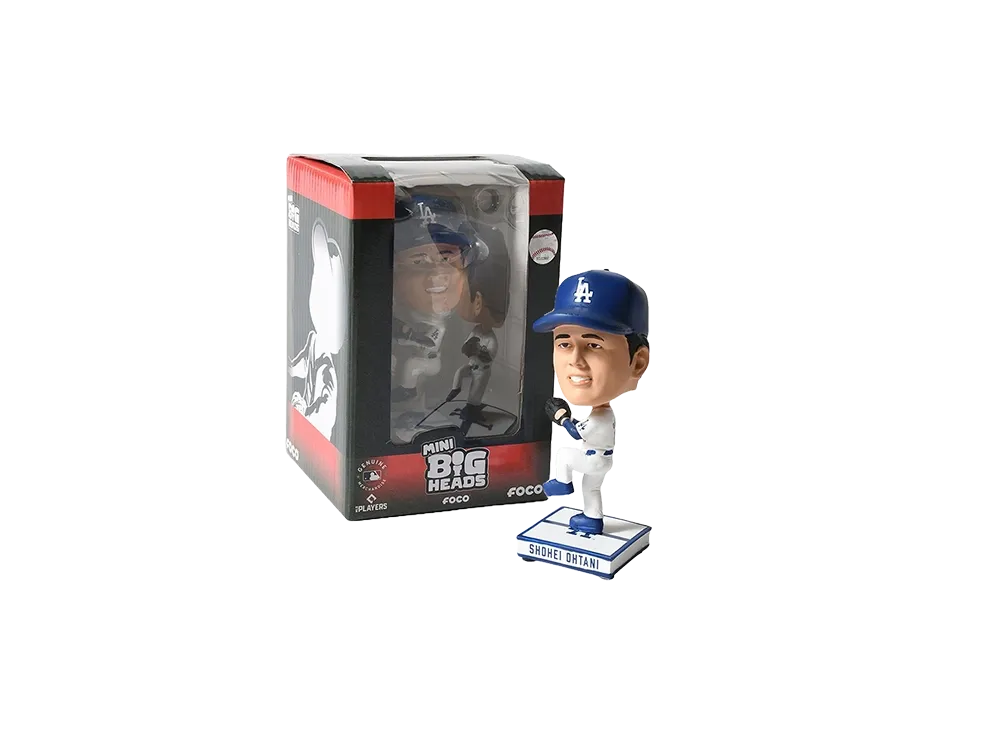 HOMEGAME x SHOHEI OHTANI \ HOME GAME LA DODGERS 4.5 INCH PITCHING HOME JERSEY MINI BIGHEAD SB "MULTI"