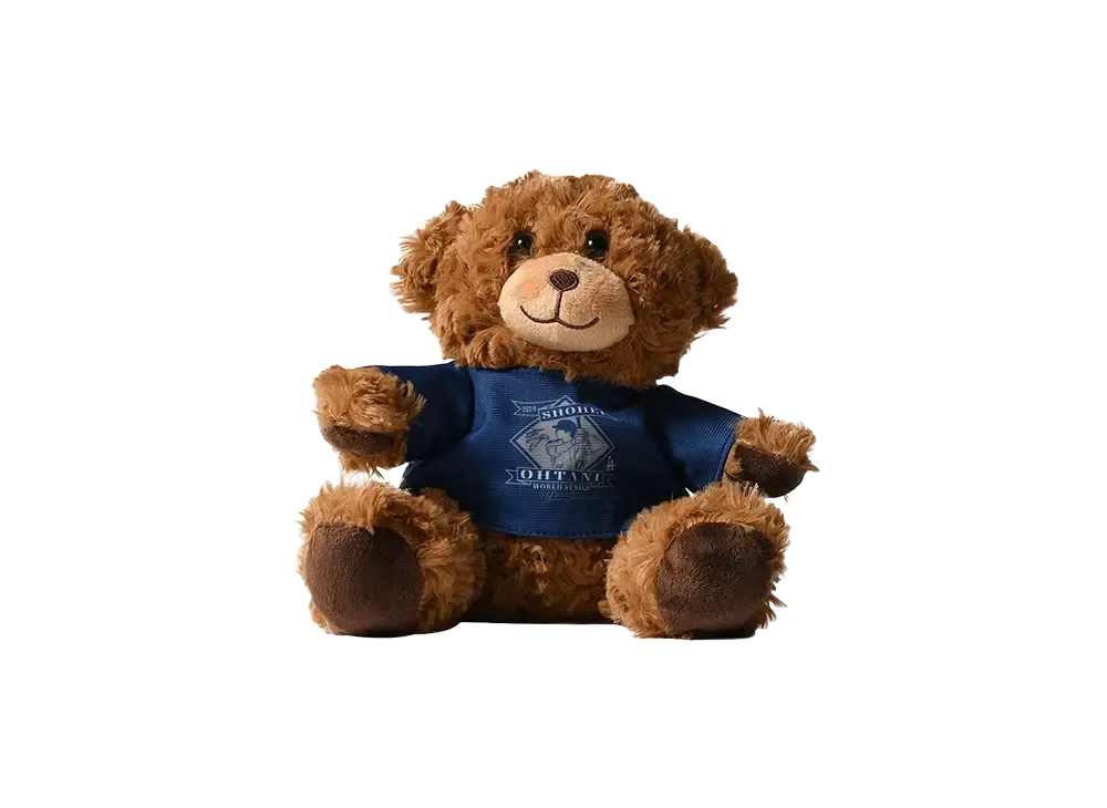 HOMEGAME x SHOHEI OHTANI \ HOME GAME LA DODGERS 2024 WORLD SERIES CHMP 7.5 INCH SEATED SHIRT BEARS "MULTI"
