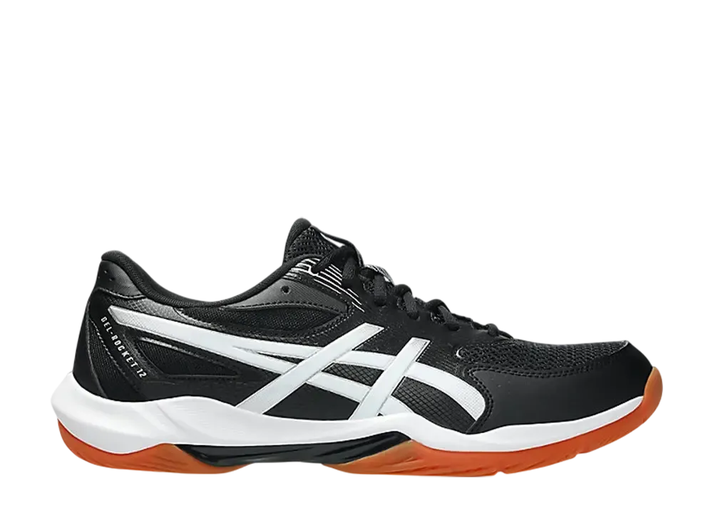 アシックス ゲルロケット12 ワイド "ブラック/ホワイト"