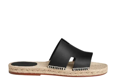 Hermes Antigua Espadrilles "Noir"