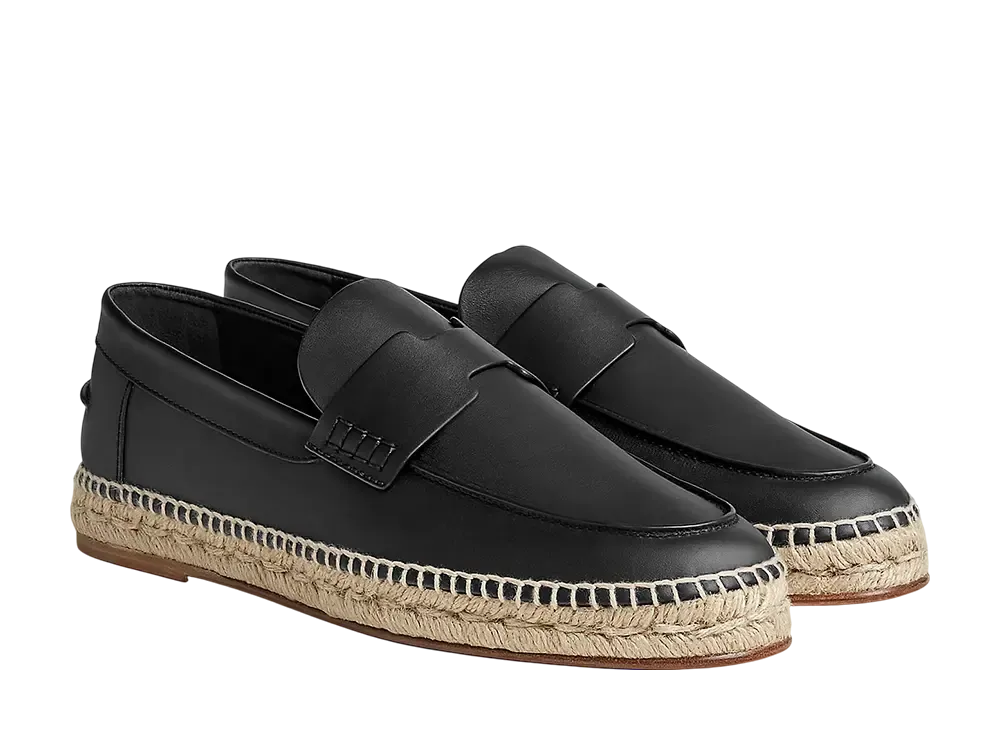 エルメス トリップ エスパドリーユ "ノワール"