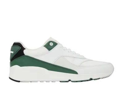 Saint Laurent Bump Sneaker Smooth Leather "White/Dark Basil"