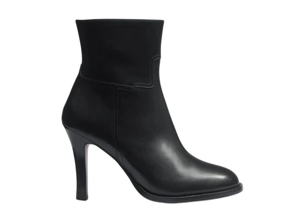J.M.Weston Women's Heel Chelsea Zipped Boots #939 "Black"