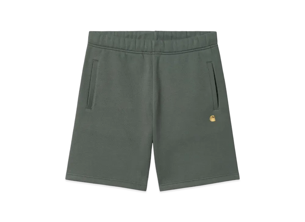 Carhartt WIP Chase Sweatshorts "Jura/Gold"